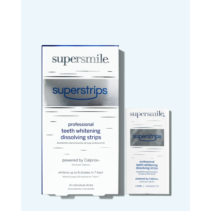 Superstrips - professional teeth whitening dissolving strips
