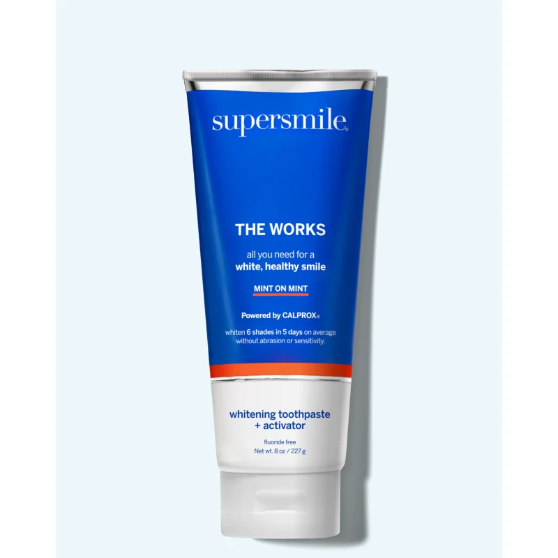 The Works baltinošā zobu pasta 227g